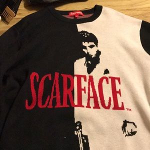 Men’s supreme Scarface sweater
